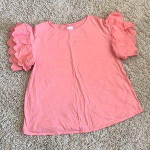 Coral Maternity Tee